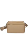 Calvin Klein logo-lettering shoulder bag - Neutrals