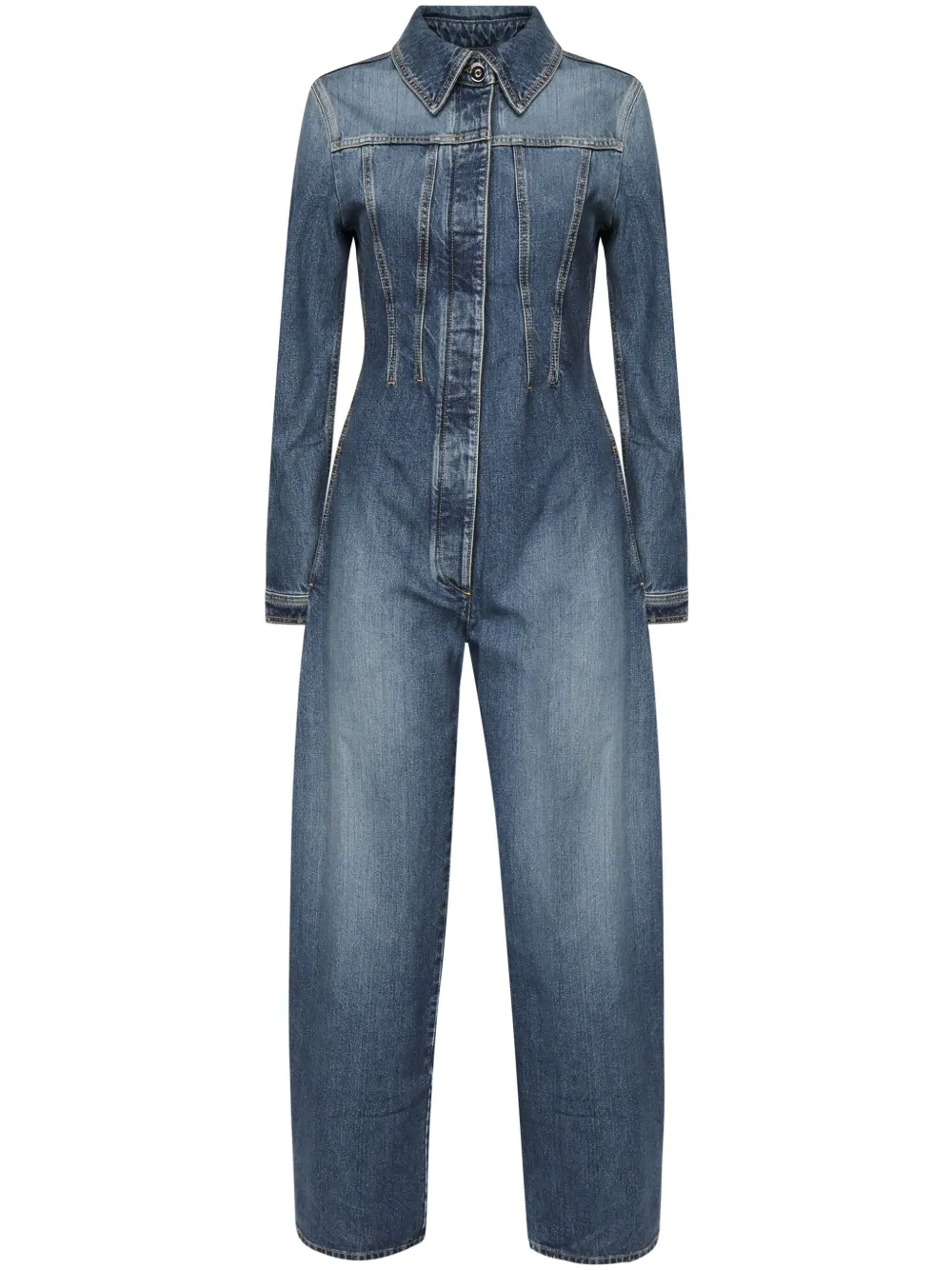 Alaïa denim jumpsuit | Blue | Image 1