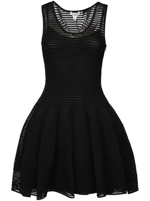 Alaïa ribbed mini dress AA9R25PCEX34K008A - 0