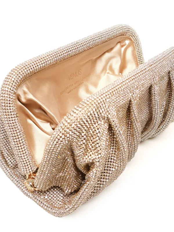 Benedetta Bruzziches Large Venus Clutch Bag | Gold | FARFETCH CA