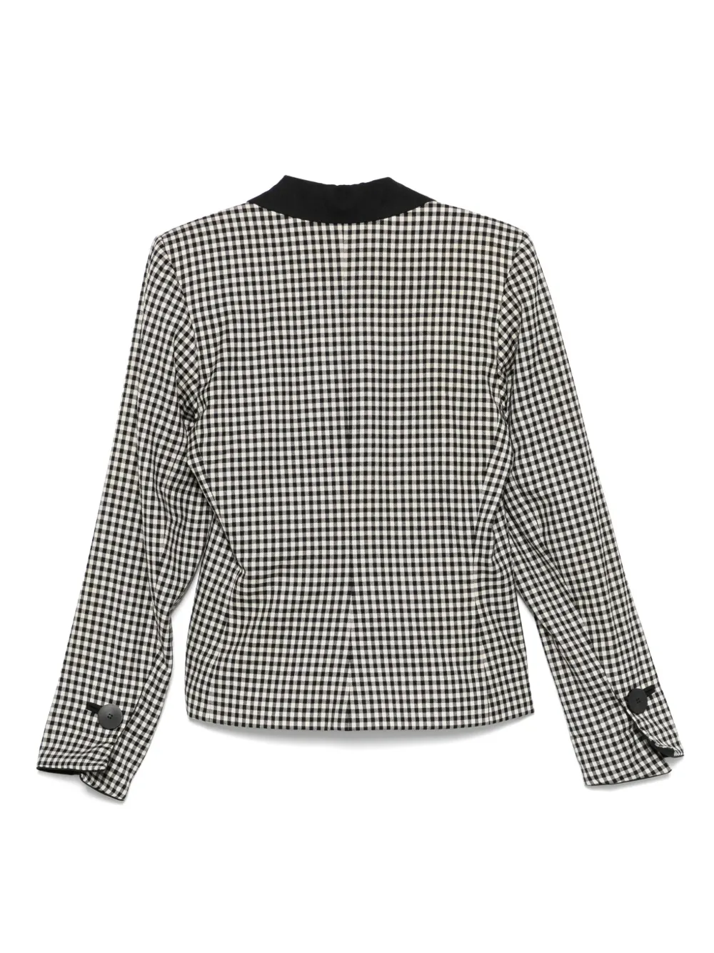 Saint Laurent Pre-Owned circa 1991 checked jacket | Image 2