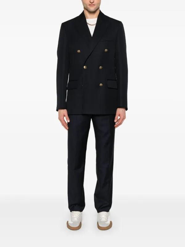 Caruso ウールパンツ | ブルー | FARFETCH JP