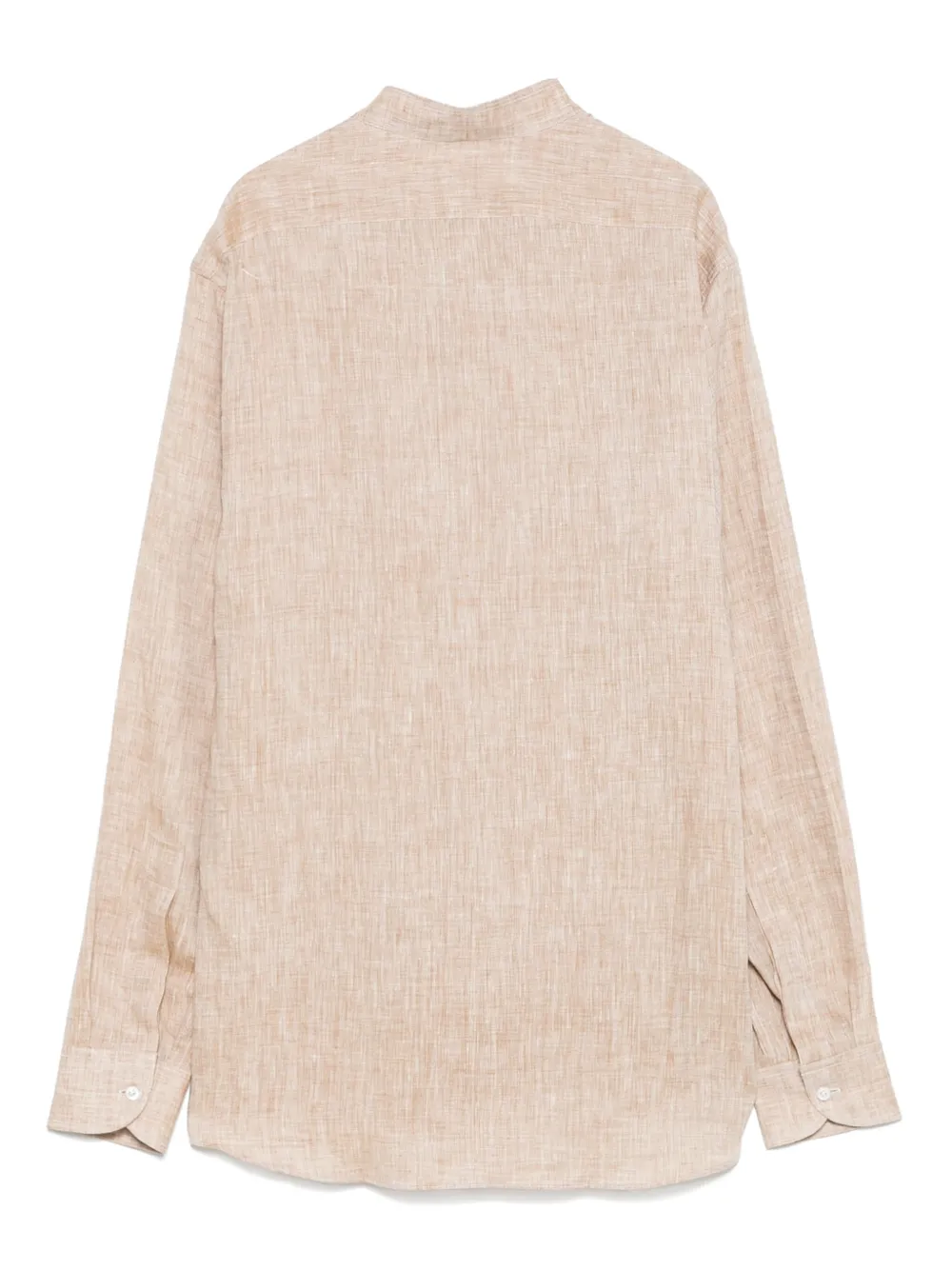 Caruso Linnen overhemd - Beige
