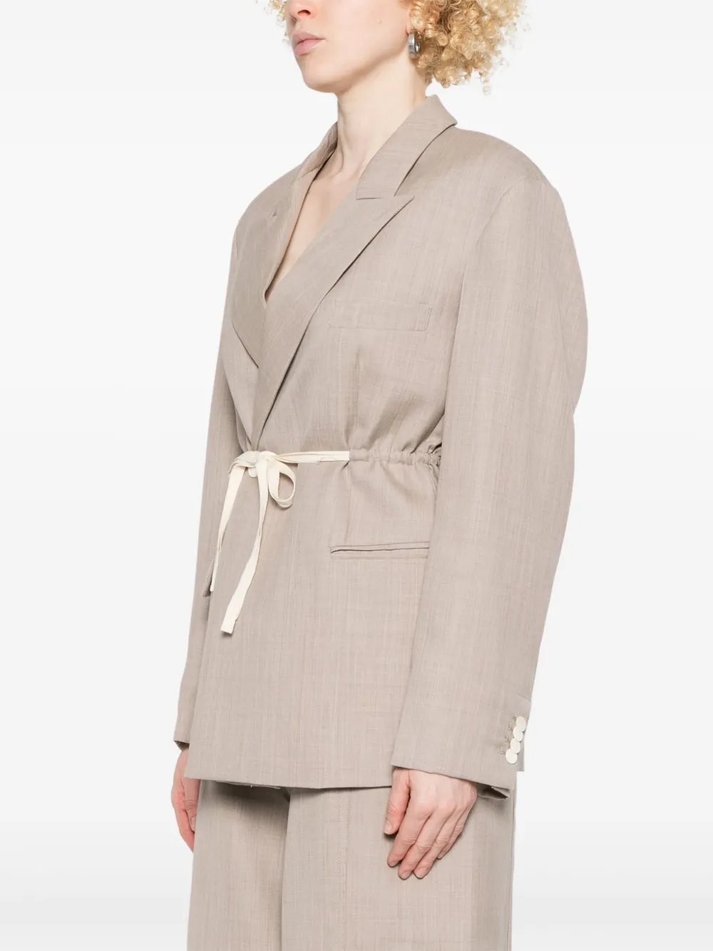 Plan C Panama blazer Bruin