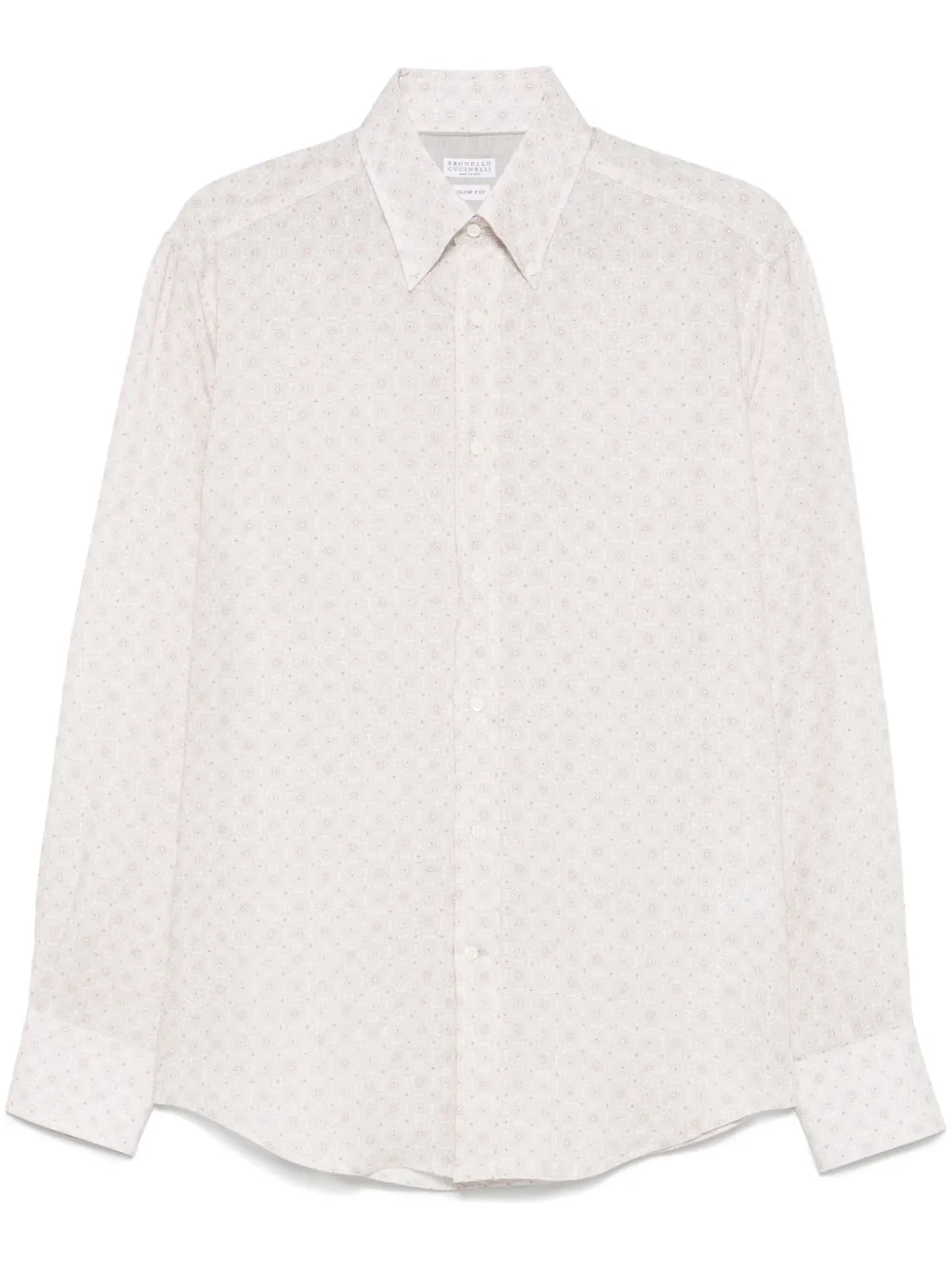 Brunello Cucinelli camisa estampada | neutro | Image 1