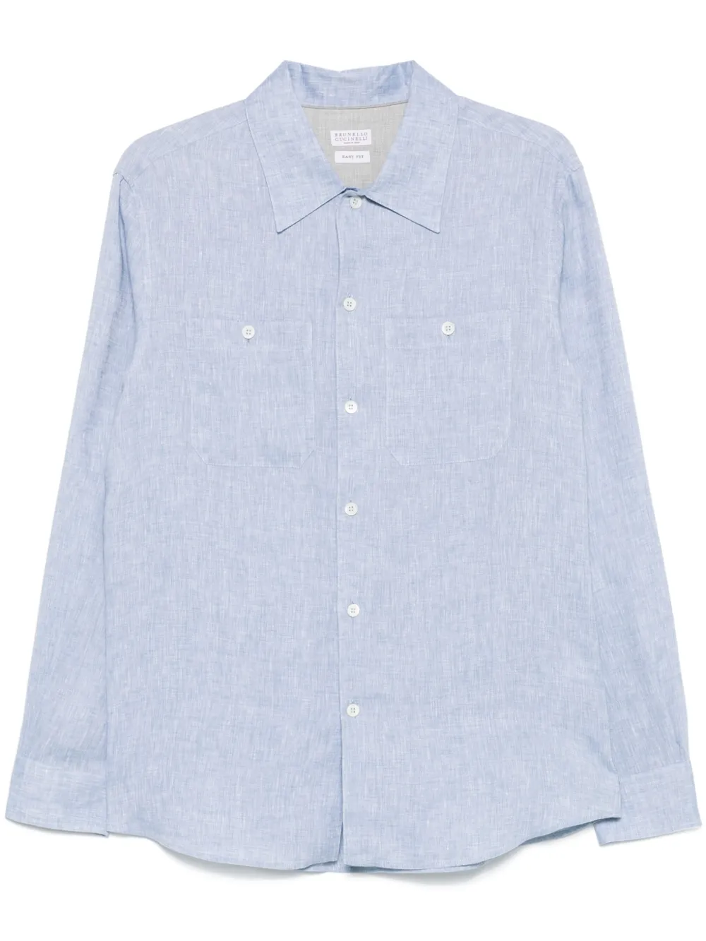 Brunello Cucinelli リネンシャツ - ブルー Brunello Cucinelli リネンシャツ - ブルー