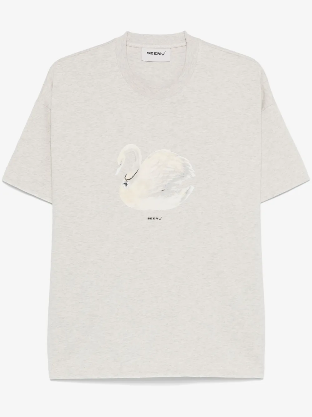 Seen Users Becoming A White Swan T-shirt | Neutrals | Image 1