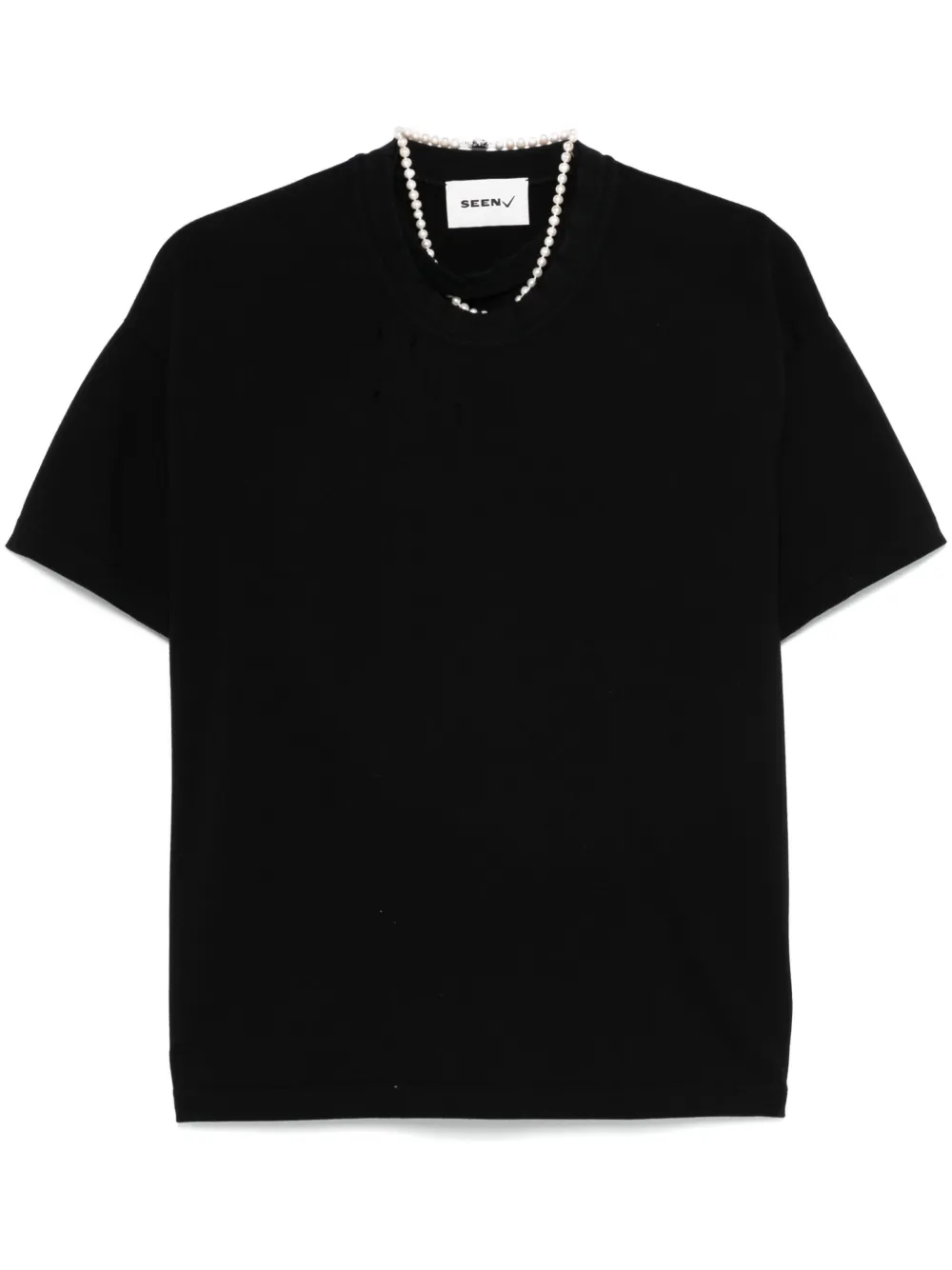 Seen Users playera Pearls Disruption | negro | Image 1
