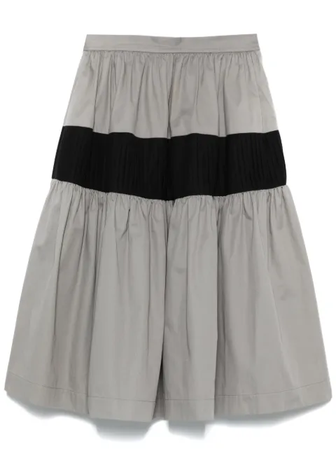 Saint Laurent Pre-Owned 1980s pleated midi skirt