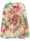 Stain Shade tie-dye-print T-shirt - Green