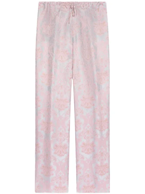 DRIES VAN NOTEN byxor i jacquard