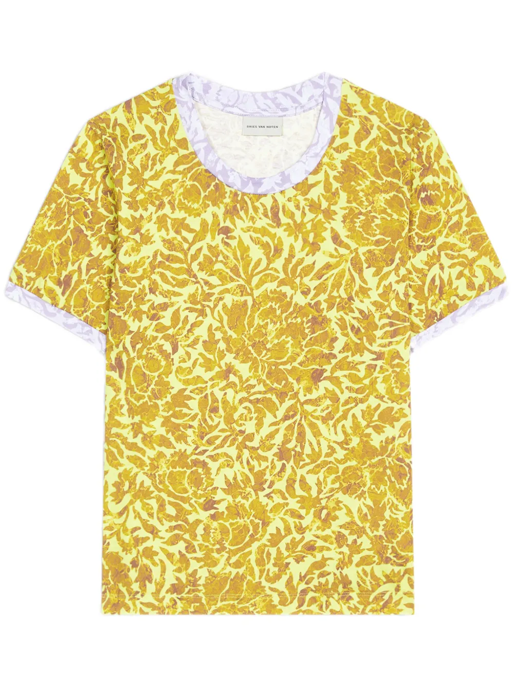 DRIES VAN NOTEN playera estampada | amarillo | Image 1