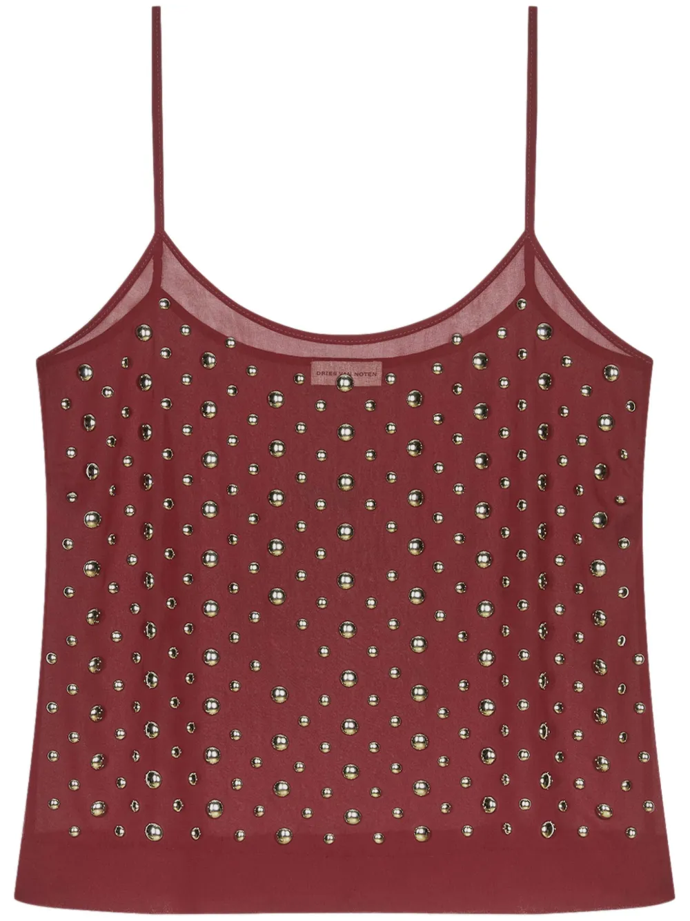 DRIES VAN NOTEN camiseta slip-on | rojo | Image 1