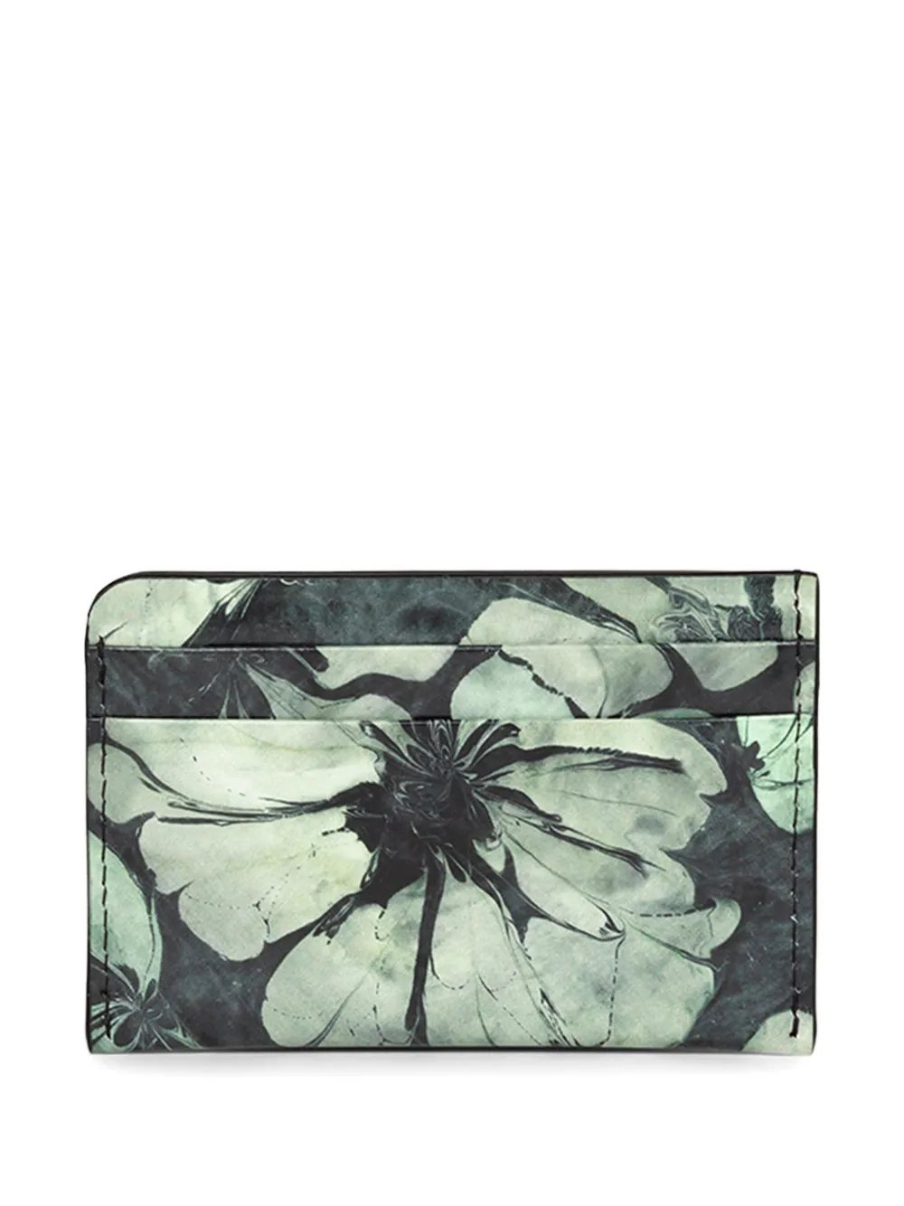 DRIES VAN NOTEN Leren pasjeshouder - Groen