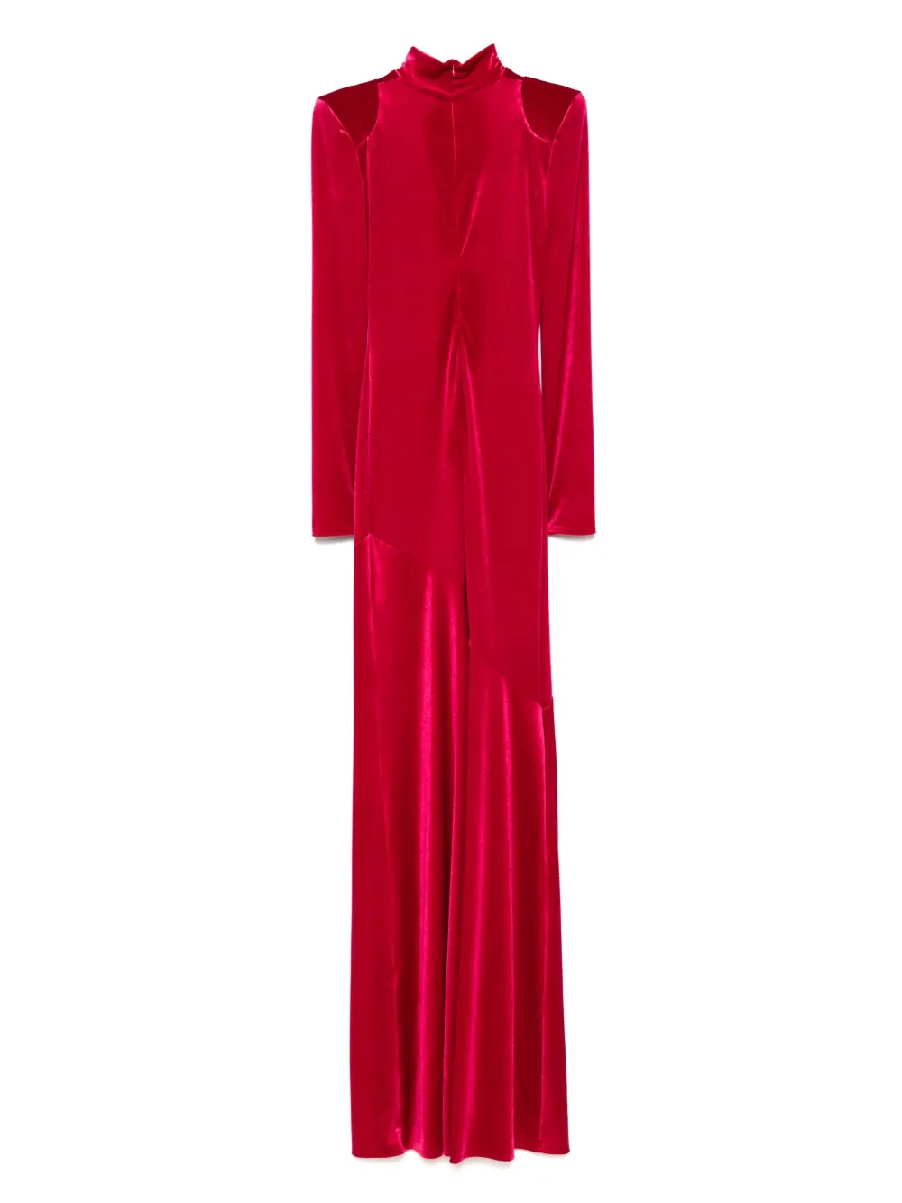 V:PM ATELIER Iris maxi-jurk - Rood
