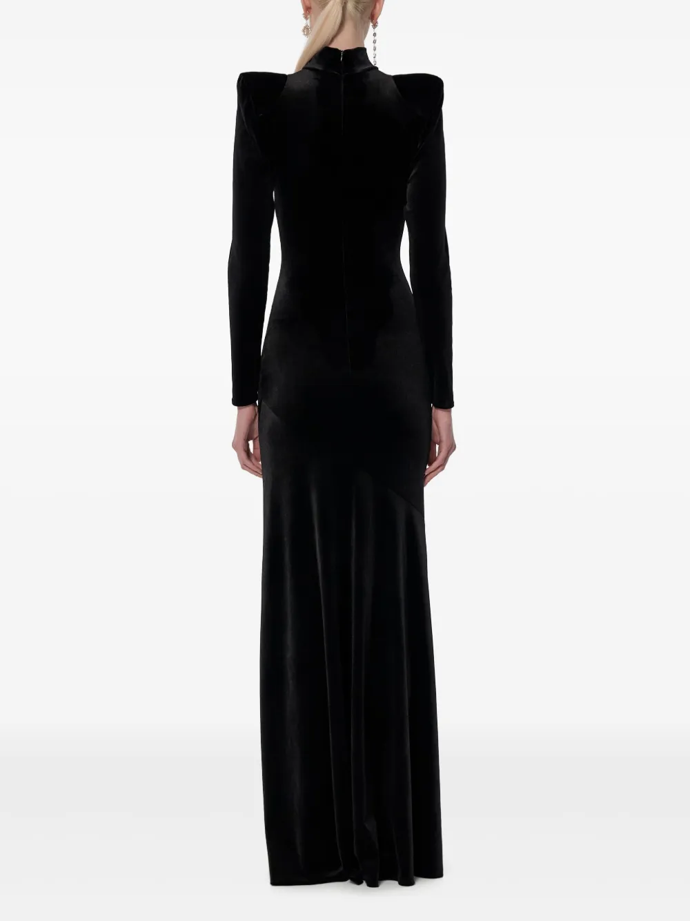 V:PM ATELIER Iris maxi-dress Zwart