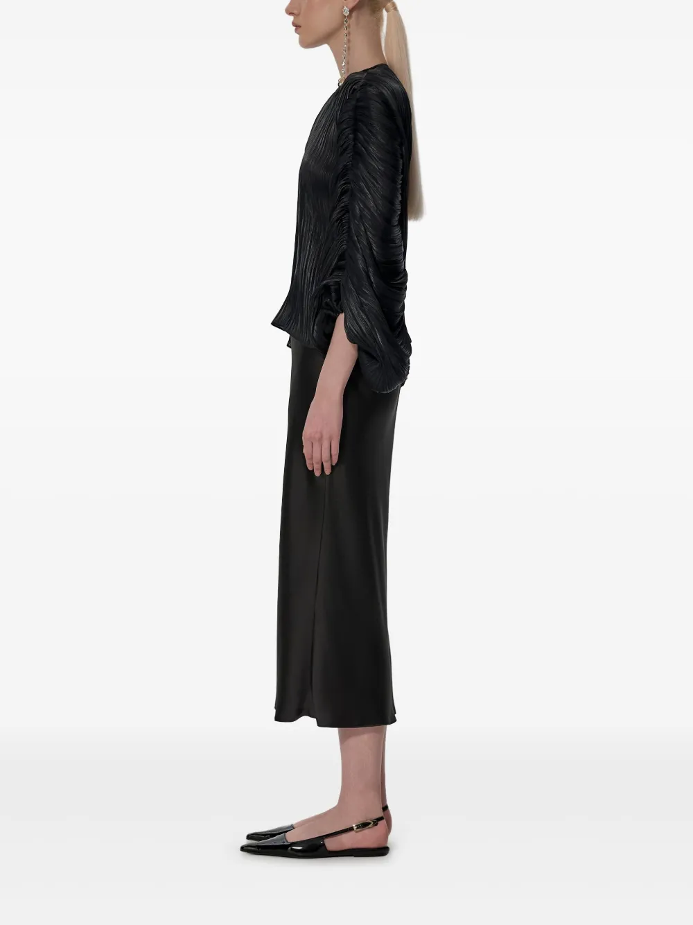 V:PM ATELIER Brigid blouse Zwart