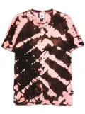 Stain Shade tie-dye-print T-shirt - Pink
