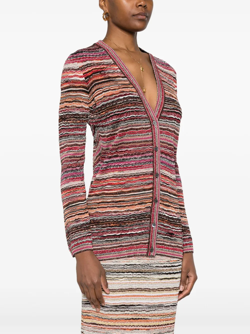 Missoni Gestreept vest Bruin