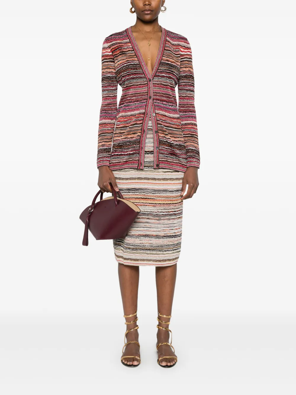 Missoni Gestreept vest - Bruin
