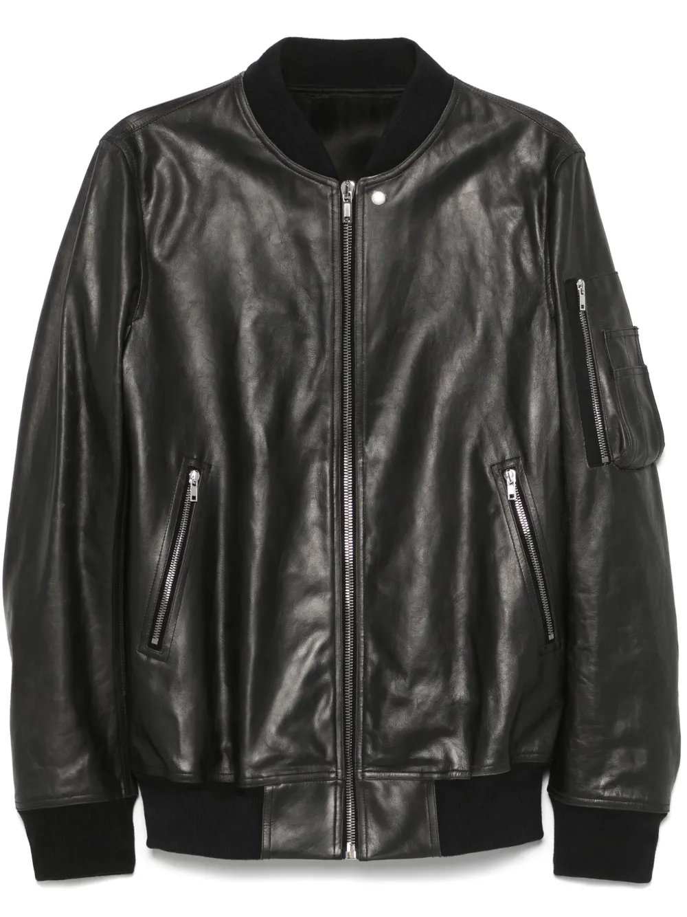 Rick Owens レザージャケット - ブラック Rick Owens レザージャケット - ブラック