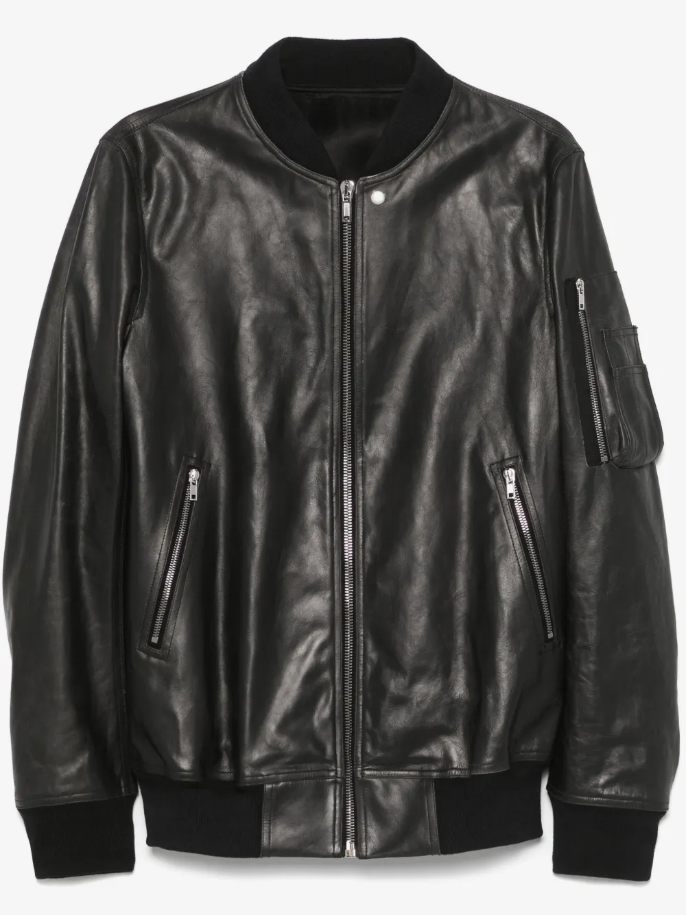 Rick Owens leather jacket | Black | Image 1