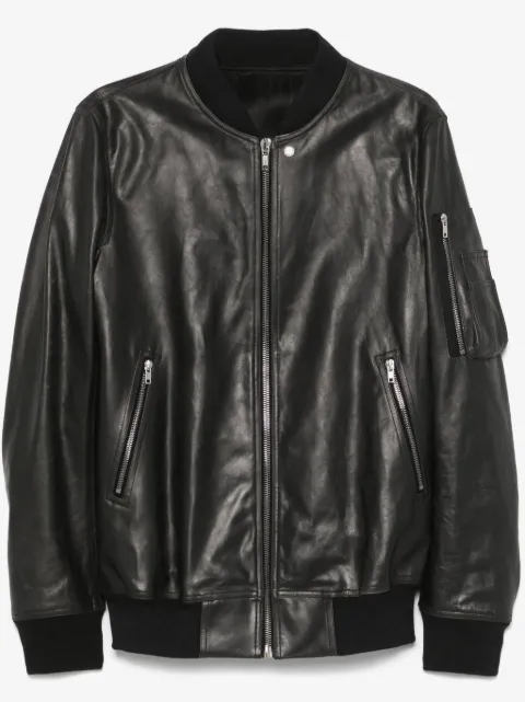 Rick Owens leather jacket