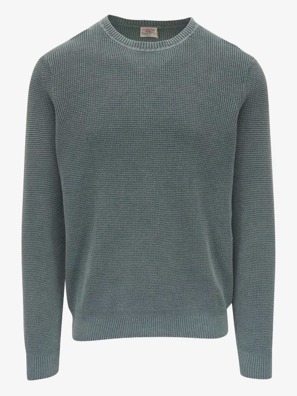 FAHERTY crew-neck jumper | Green | Image 1