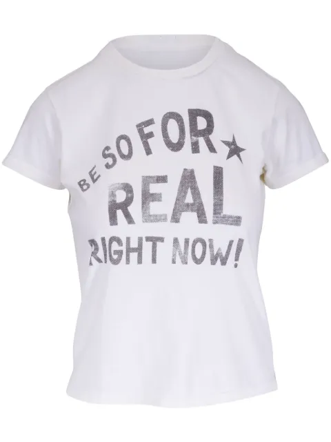 MOTHER playera con aplique eslogan