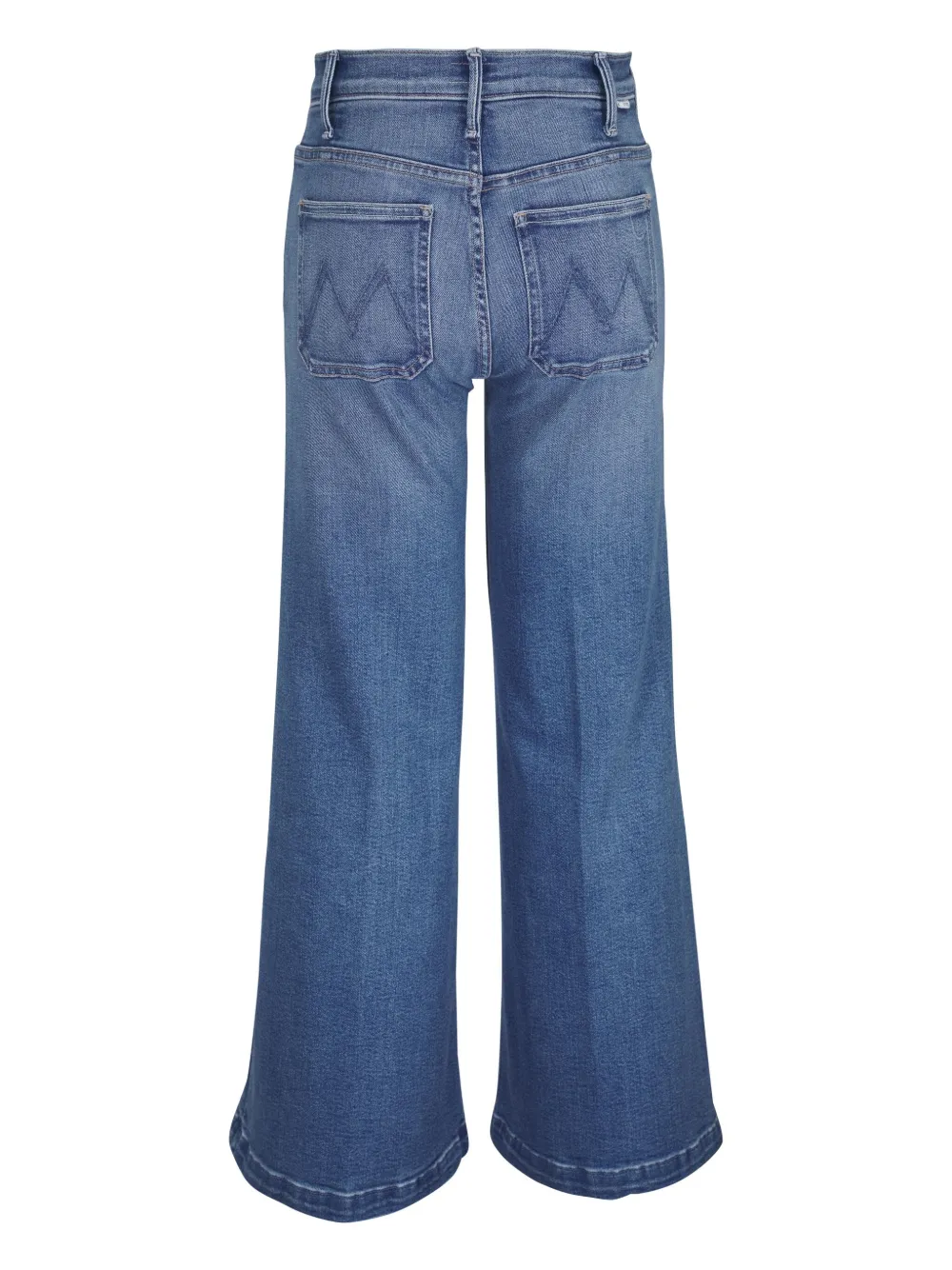 MOTHER Flared jeans met wassing - Blauw