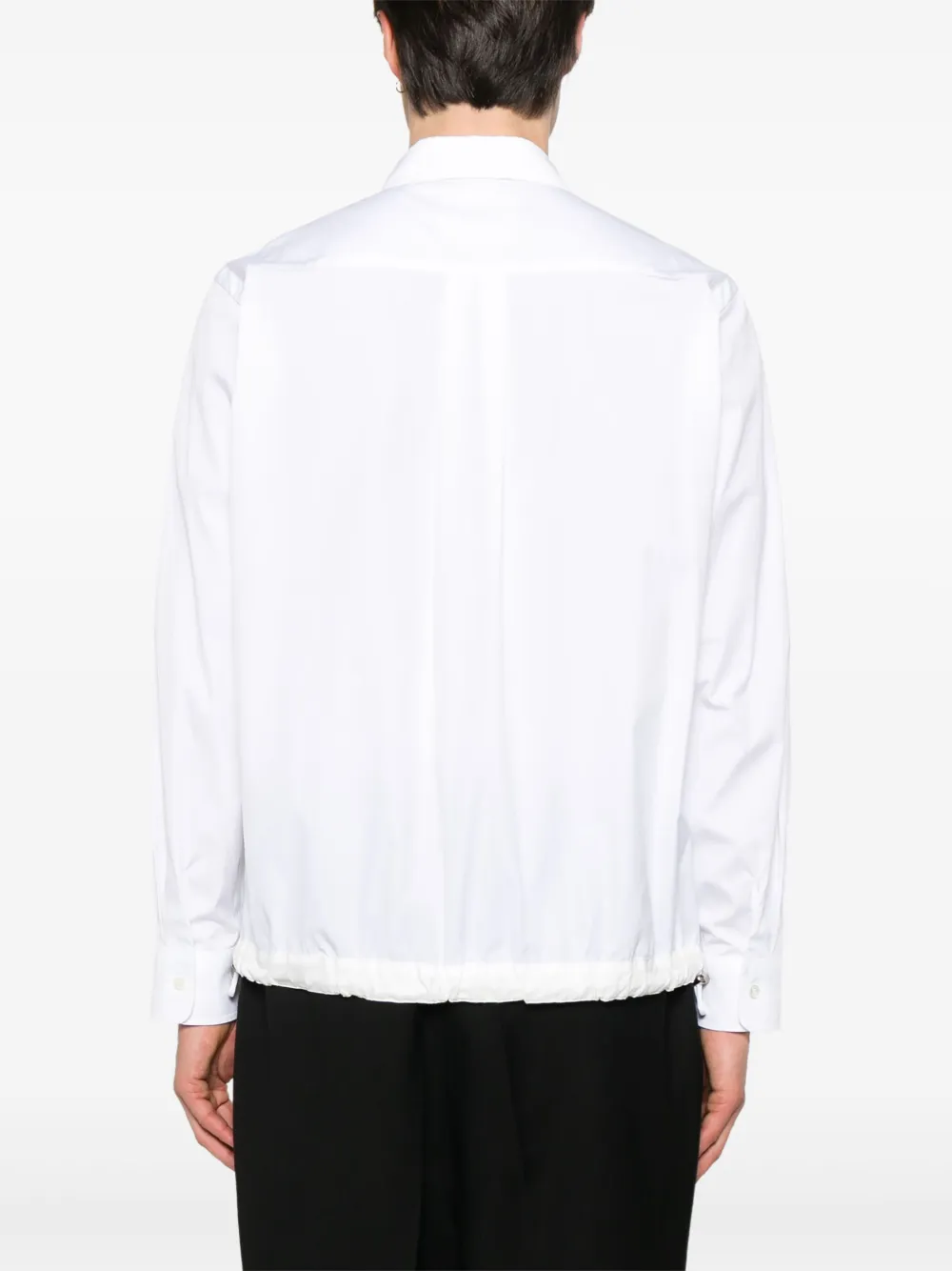 Sacai Cotton Shirt In White