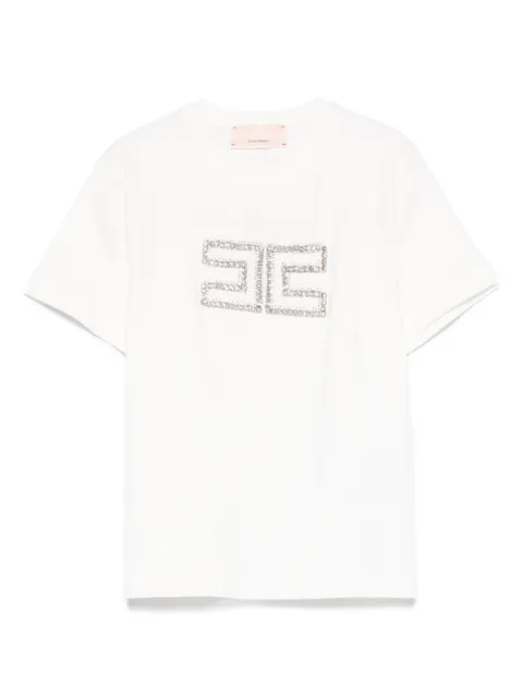 Elisabetta Franchi La Mia Bambina crystal-embellished T-shirt 