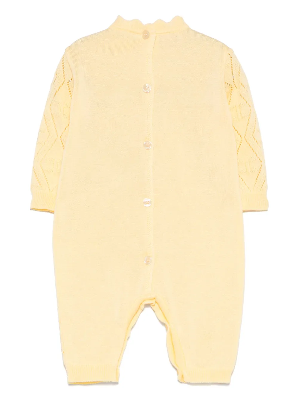 Elisabetta Franchi La Mia Bambina Tutina Romper In Yellow