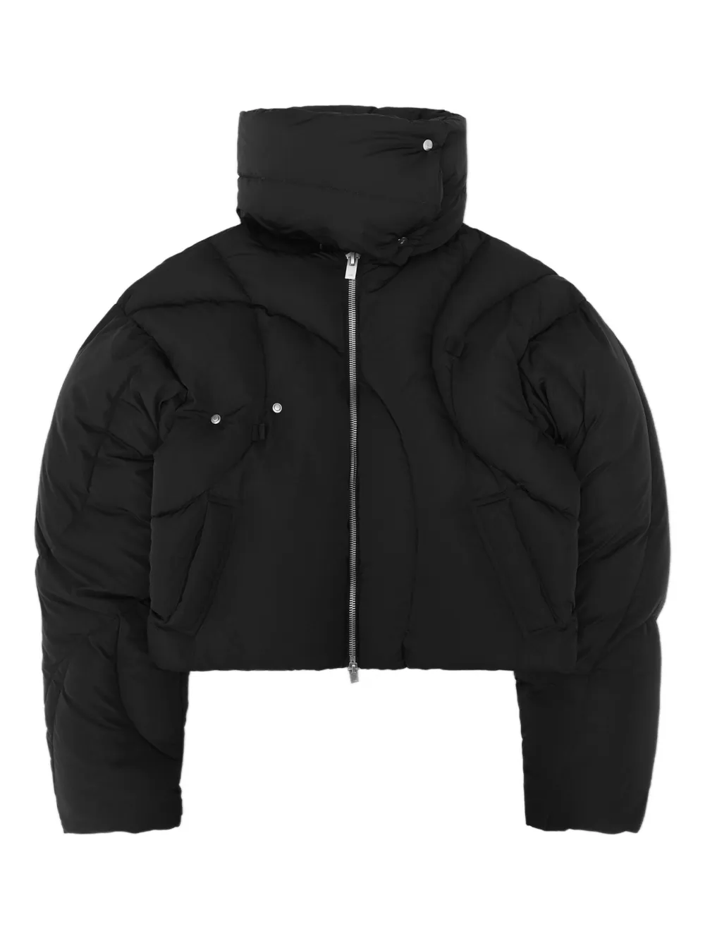 HELIOT EMIL Cropped donsjack Zwart