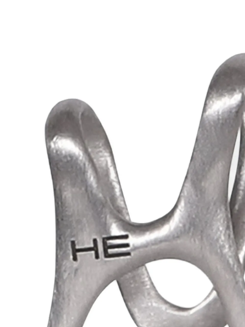 HELIOT EMIL clip en tono plateado con diseño | Hombre | Image 2