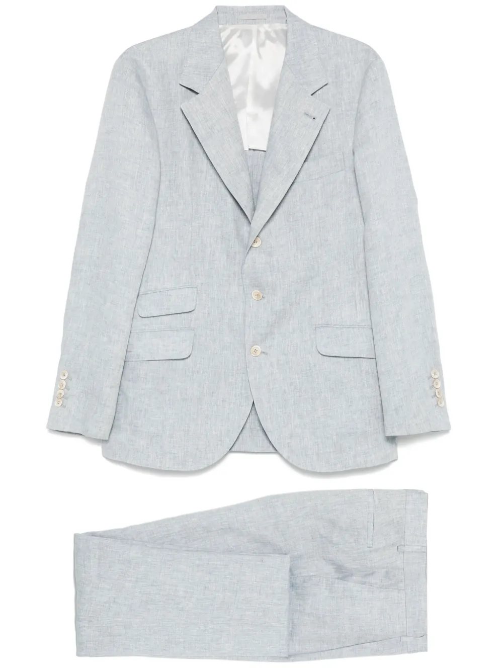 Brunello Cucinelli traje de lino | gris | Image 1