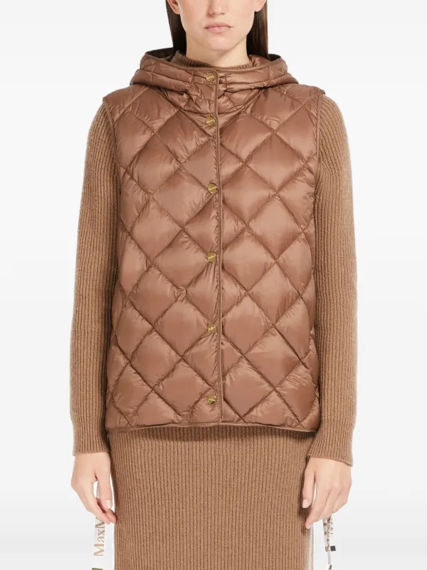 Max Mara trefa ダウンベスト 新品 Max Mara - Max Mara trefa ダウンベスト 新品の通販 by