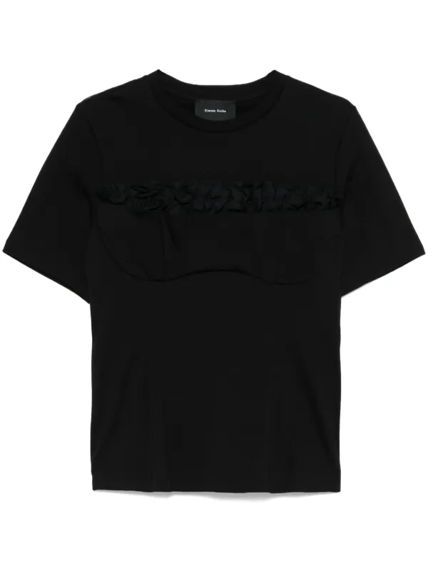 Simone Rocha Balconette T-shirt in Black