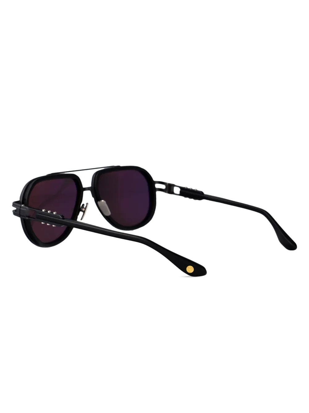 Dita Eyewear Vastik DTS441-A-02 zonnebril met piloten montuur Zwart