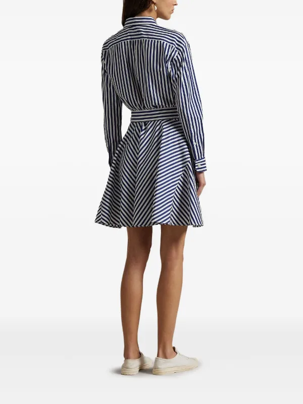 【Ralph Lauren】Striped Ruffle Trim Voile Shirtdress国内発送 Polo Ralph Lauren Striped Cotton Shirtdress | Saks Fifth Avenue