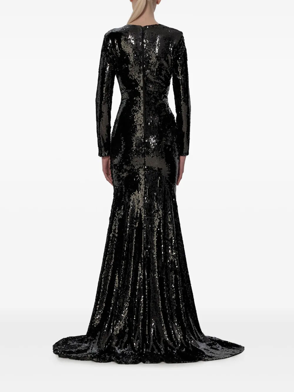 V:PM ATELIER Athena maxi-jurk Zwart