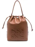 Casadei leather bucket bag - Brown