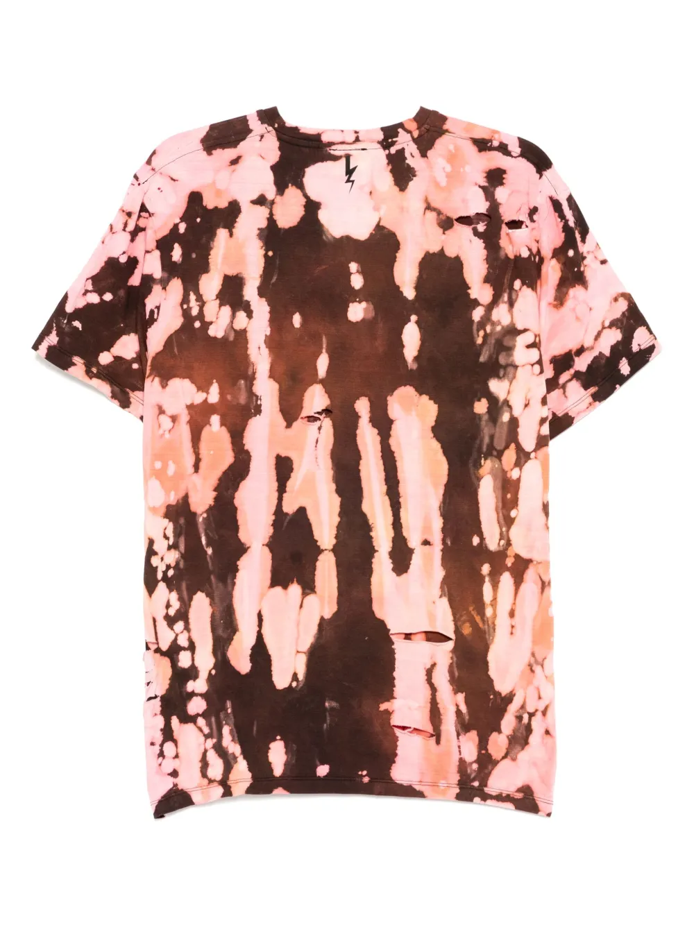 Stain Shade T-shirt met tie-dye print - Roze