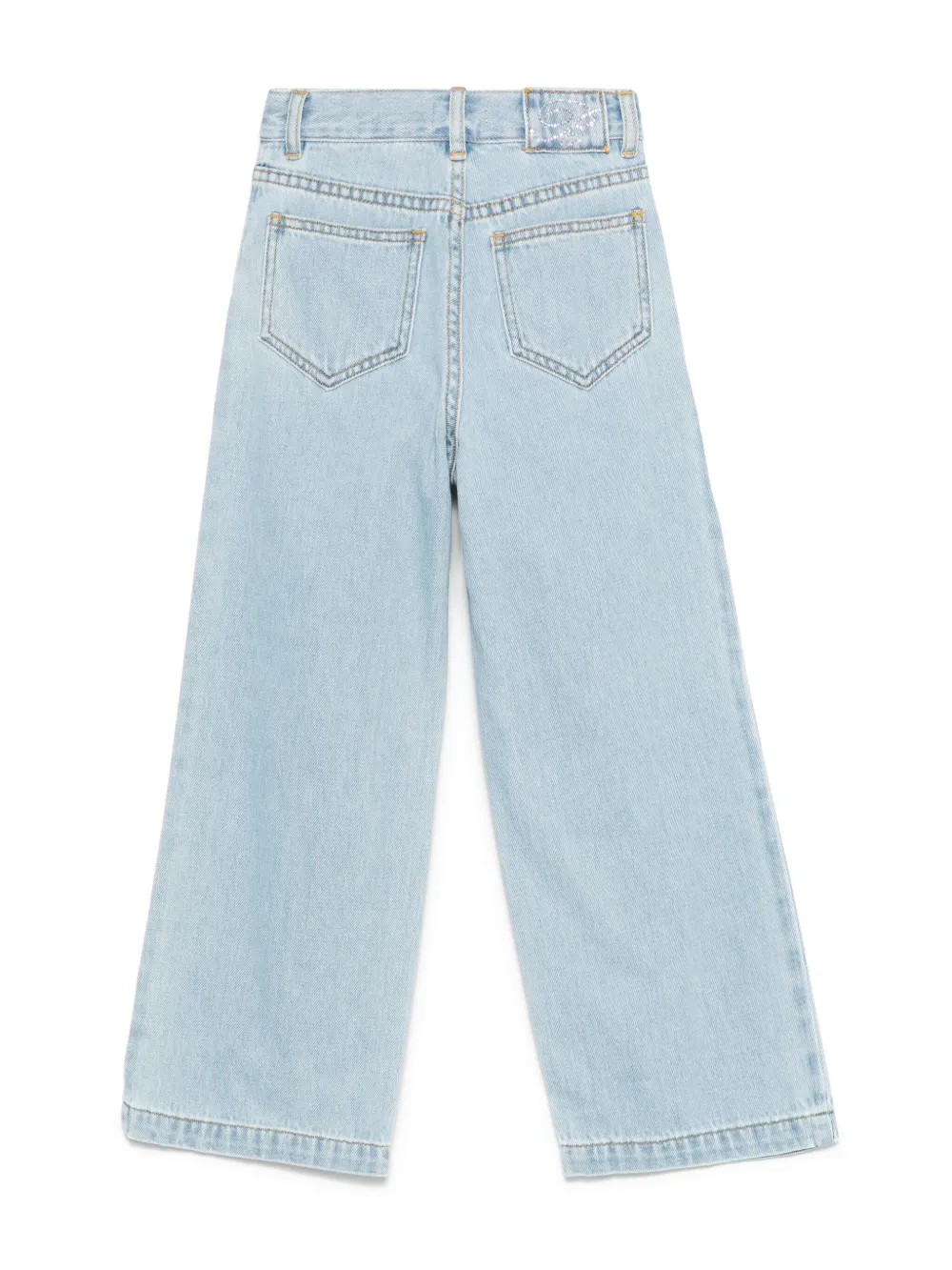 Miss Blumarine Jeans met logo - Blauw