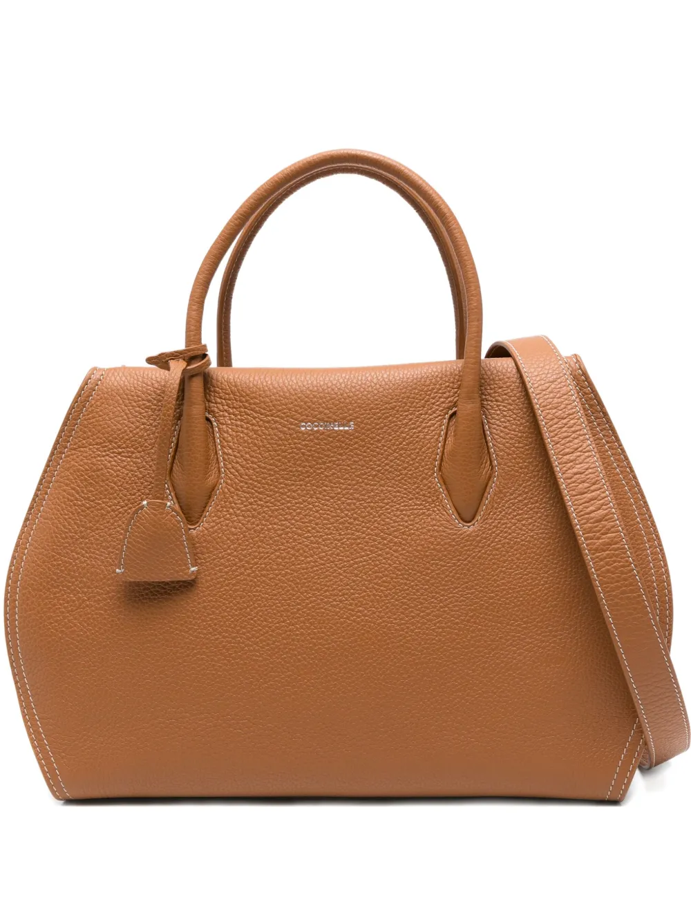 Coccinelle large Lord tote bag - Marrone