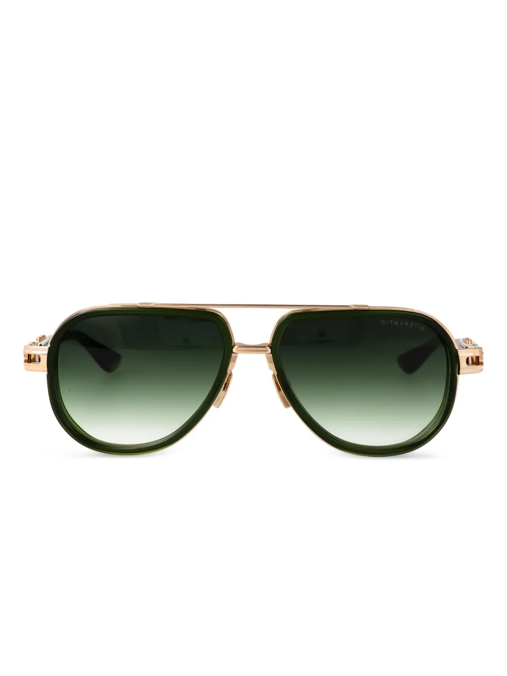 Dita Eyewear Vastik DTS44103 zonnebril met piloten montuur Groen