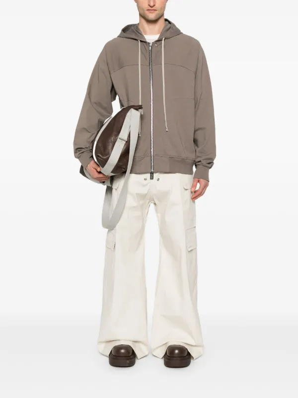 (即完)ニコラスリー　ギミックフルジッパーパーカー　ドイツ新鋭ブランド　リック風 Rick Owens ジップアップ パーカー | ニュートラル | FARFETCH JP
