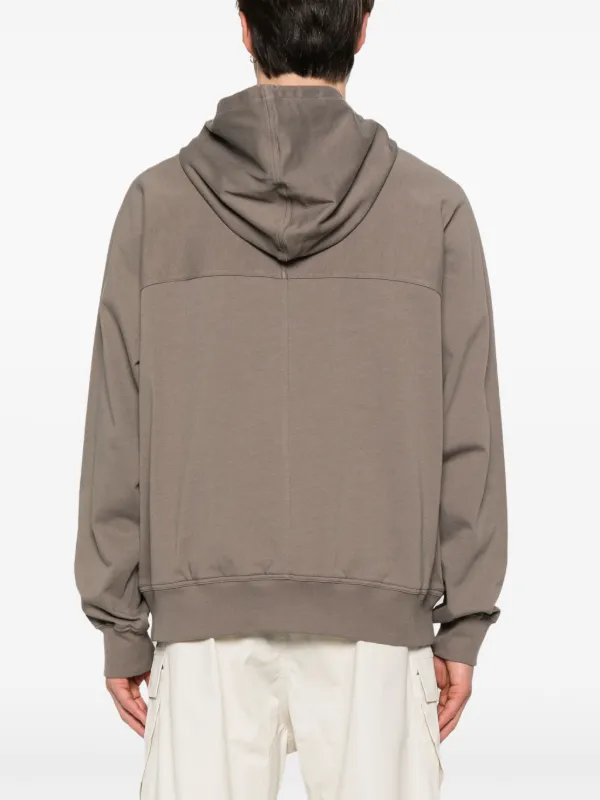 Rick Owens ジップアップ パーカー | ニュートラル | FARFETCH JP