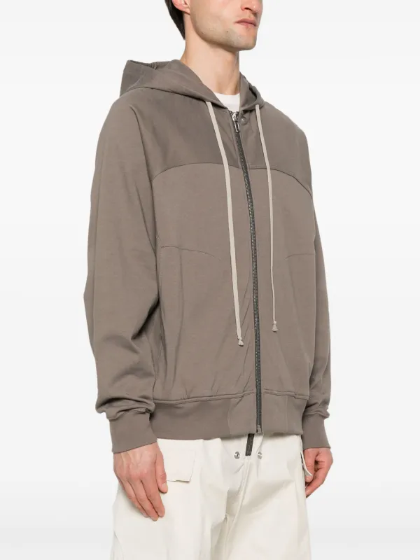 Rick Owens 25ss ジップパーカー Rick Owens ジップアップ パーカー | ブラック | FARFETCH JP