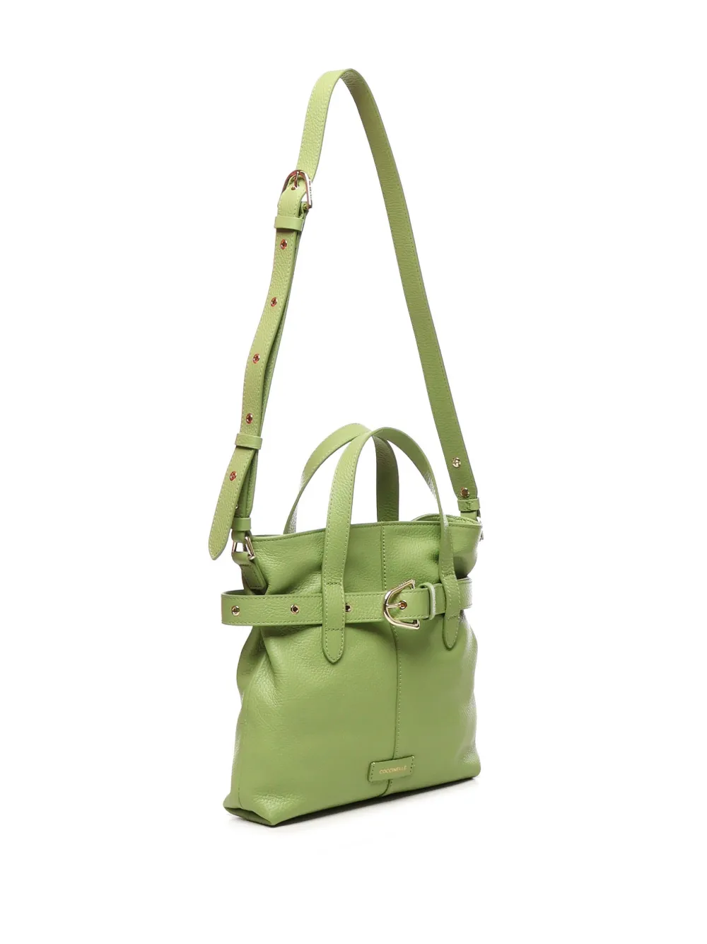 Coccinelle Leren shopper Groen